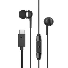 젠하이저 C타입 유선 이어폰, 블랙, CX 80U