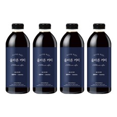 正確咖啡冷萃濃縮荷蘭咖啡巴西+哥倫比亞, 1L, 1入, 4個