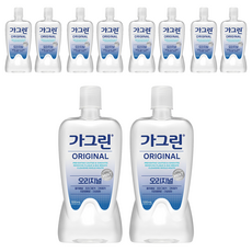 가그린 오리지널 구강청결제, 1.2L, 10개