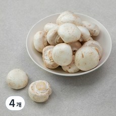 국내산 구이용 양송이버섯, 300g, 4개