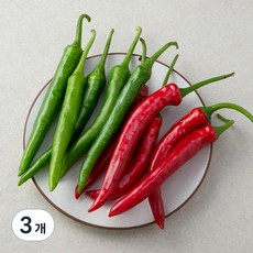 밀양 청홍고추, 150g, 3개