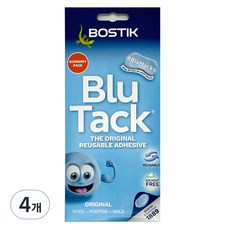 Bostik Blu-Tac 黏土黏合劑原版 90g, 4個