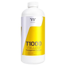 thermaltake 曜越 水冷液 T1000 1L 黃色 CL-W245-OS00YE-A 電腦水冷散熱, 1瓶