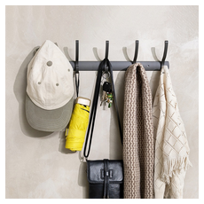 The Look GROCERIES STORAGE 免鑽孔門後衣帽掛勾 5勾, F1017, 1個