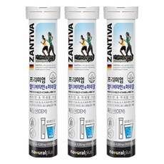 내츄럴플러스 잔티바 발포 멀티비타민 미네랄, 20정, 3개