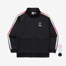휠라키즈 여아용 걸스 레인보우 하트 집업 FK2FTF1110F