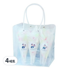 婚禮花灑 6p, 蜜桃色, 4組