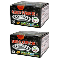 鱷魚 百貨King 新鱷魚淡煙蚊香 30個 2盒