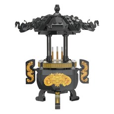 TRUE WAY TOY 天公爐積木組, 約長13.2X14.8x高16.6cm，適合6歲以上兒童, EW-5202, 1盒, 298