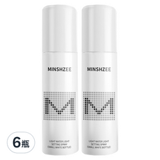 理享家 minshzee 定妝噴霧 小白瓶, 100ml, 6瓶