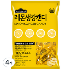 [일광제과] 레몬생강 캔디, 250g, 4개