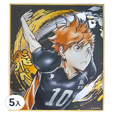 Haikyu 排球少年!! 激鬥!!閃亮色紙 日向翔陽, 1色, 5張