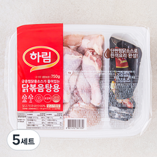 하림 닭볶음탕용 닭고기 + 궁중찜닭소스 세트 750g (냉장), 5세트