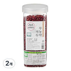 월드그린 싱싱영양통 무농약 적두 팥, 1kg, 2개