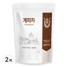 Greatea 그래이티 계피차, 2개, 50개입, 50g