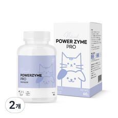 멍냥이랑 파워자임프로 소화기능 개선제 60g, 2개