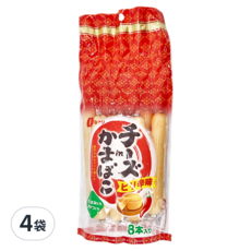 Natori Food 起司魚板棒 辣味 8入, 232g, 4袋