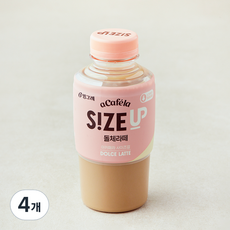 빙그레 아카페라 사이즈업 돌체라떼, 4개, 350ml