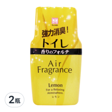 KOKUBO 小久保 長效型室內浴廁除臭去味 空氣芳香劑 檸檬香味 200ml, 2瓶