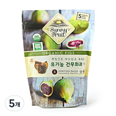 써니후르츠 유기농 건무화과 파우치 5p, 250g, 5개