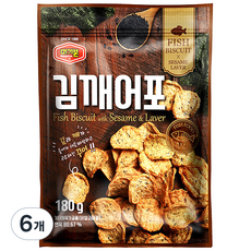 머거본 김깨 어포, 180g, 6개