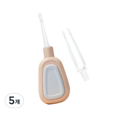 블루버킷 파스텔 LED 유아귀이개 핑크, 5개, 1개입