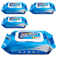 Dongsung Cleaner 萬用濕紙巾, 掀蓋型, 120張, 4包
