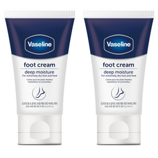 바세린 풋크림 딥 모이스처, 55g, 2개 55g, 2개