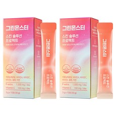 그린몬스터 석류농축 비타민 스킨 솔루션 프로텍트, 30g, 2개