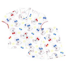 mollimelli friends 女童款Molly兔子短袖睡衣上下衣套裝