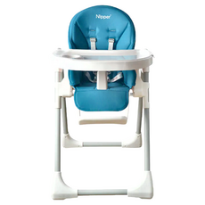 Nipper 輕便型多功能可調式高腳餐椅 80 x 55 x 102cm 藍色