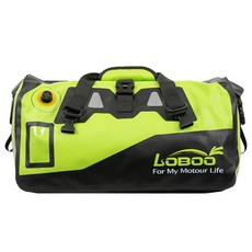 LOBOO 方形機車防水包+快拆帶, 綠色