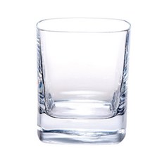 Luigi Bormioli 無鉛水晶正方形威士忌杯 350ml Set 2入, 義大利製, 高98mm, 2個