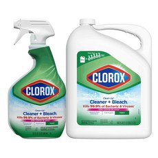 Clorox 高樂氏漂白清潔劑噴槍瓶946ml + 補充瓶5.32L,1組