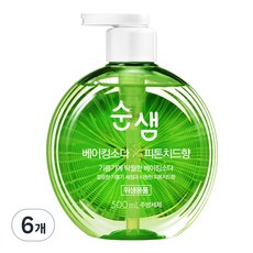 순샘 베이킹소다 피톤치드 주방세제, 500ml, 6개