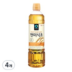 대상 청정원 현미식초, 900ml, 4개