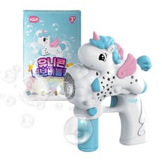 키저스 유니콘 터보 자동 버블건 본품 + 버블액 2p, 블루, 1개