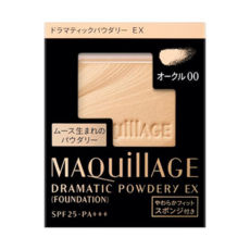 MAQuillAGE 心機彩粧 星魅輕羽粉餅 UV EX 補充裝, 13小時持妝, 打造光澤透明肌, OC00, 1個