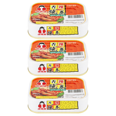 東和食品 HowMaMa 香辣燒卷罐頭, 100g, 3罐