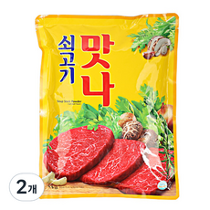 대상 청정원 쇠고기맛나, 2kg, 2개