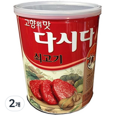 CJ 고향의맛 다시다 쇠고기 캔형, 1.2kg, 2개