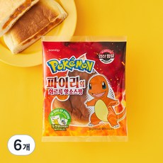 삼립 파이리의 화르륵 핫소스팡, 90g, 1개입, 6개