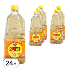 오뚜기 2배 양조식초, 1.5L, 24개