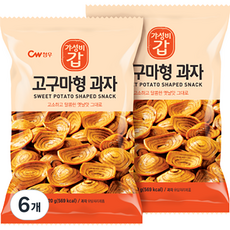 청우 고구마형과자, 120g, 6개