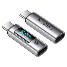 Mcdodo 麥多多 威爾斯系列 數顯轉接頭, 60W PD快充 Type-C to Lightning, 1個