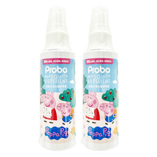 Probo 博寶兒 草本驅蚊噴霧 佩佩豬, 含植物精油, 無DEET, 100ml, 2瓶