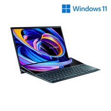 에이수스 2021 ZenBook Duo14, 셀레스티얼 블루, 코어i7 11세대, 1TB, 16GB, WIN10 Home, UX482EA-HY109T