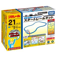 TAKARA TOMY TOMICA 多美小汽車 交通世界 PLARAIL 直線 曲線 起始軌道組, 1盒