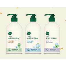 그린핑거 촉촉한 자연보습 베이비 워시, 500ml, 1개