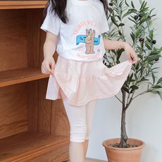 URAVI 女童款7分緊身褲裙